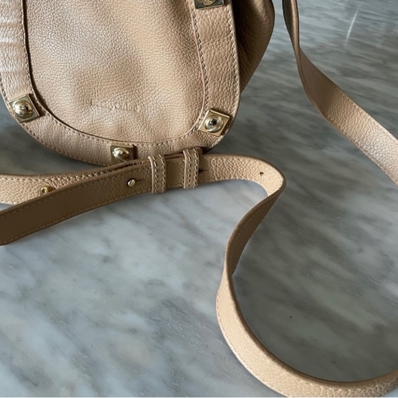 Chloe bag. genuine leather beige blush color,gold hardware,serial number in pic - Picture 2 of 12